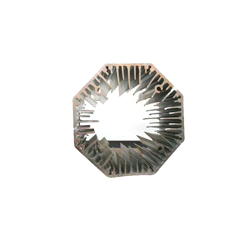 铝合金开模铝合金异型材 高难度太阳花散热器材 灯具散热型材